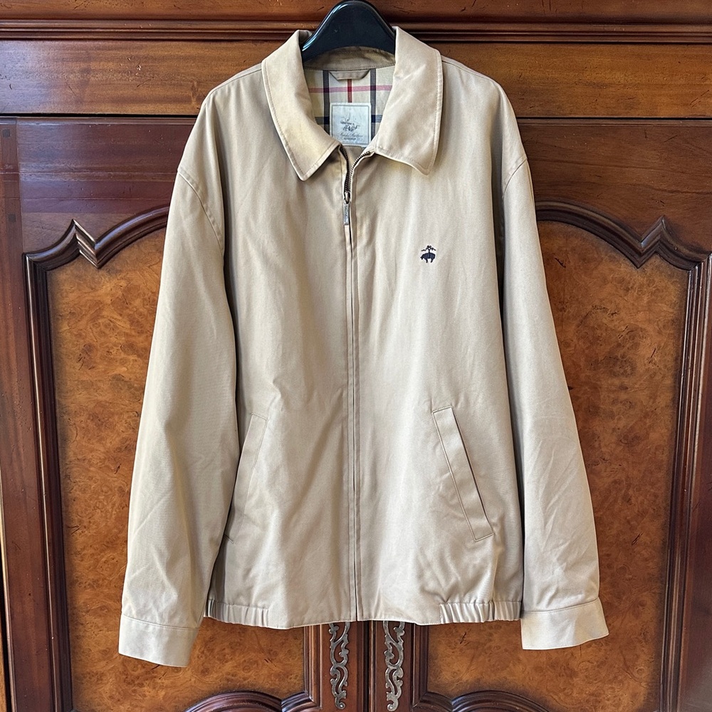 Brooks Brothers Tan Cotton Jacket - Picture 5 of 15